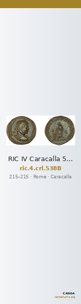RIC IV Caracalla 538B — CANOA