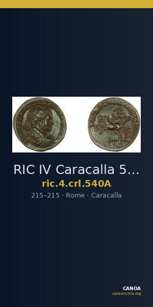 RIC IV Caracalla 540A — CANOA