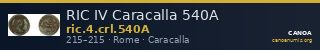 RIC IV Caracalla 540A — CANOA
