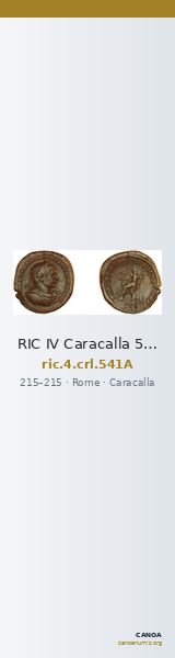 RIC IV Caracalla 541A — CANOA