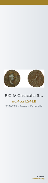 RIC IV Caracalla 541B — CANOA