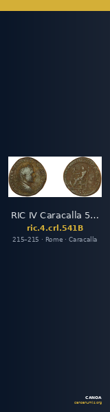 RIC IV Caracalla 541B — CANOA