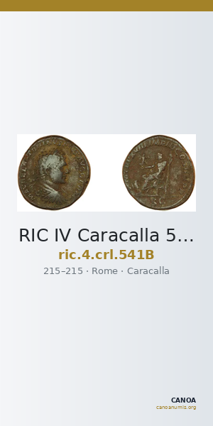 RIC IV Caracalla 541B — CANOA