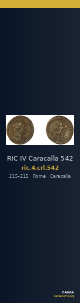 RIC IV Caracalla 542 — CANOA