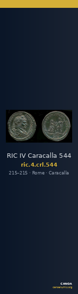 RIC IV Caracalla 544 — CANOA