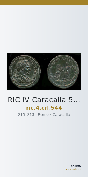 RIC IV Caracalla 544 — CANOA