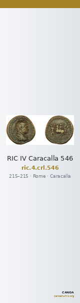 RIC IV Caracalla 546 — CANOA