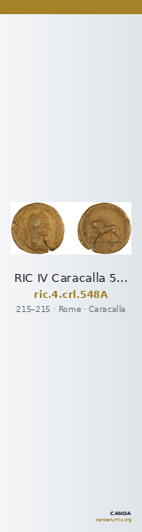 RIC IV Caracalla 548A — CANOA
