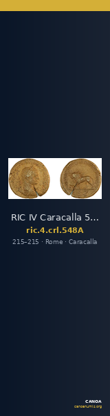 RIC IV Caracalla 548A — CANOA