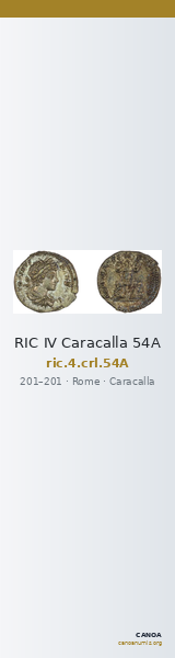 RIC IV Caracalla 54A — CANOA