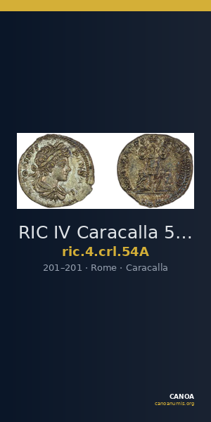 RIC IV Caracalla 54A — CANOA