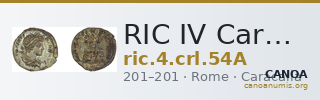 RIC IV Caracalla 54A — CANOA