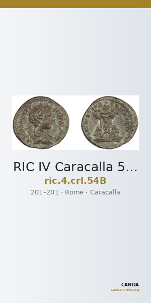 RIC IV Caracalla 54B — CANOA