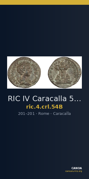 RIC IV Caracalla 54B — CANOA