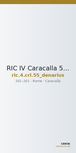 RIC IV Caracalla 55 (denarius) — CANOA
