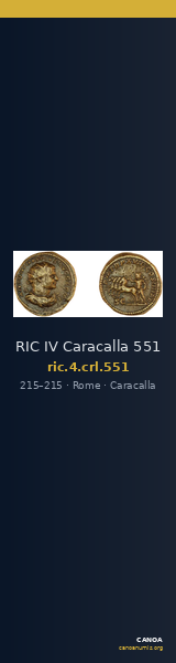 RIC IV Caracalla 551 — CANOA