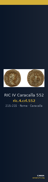 RIC IV Caracalla 552 — CANOA