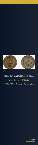 RIC IV Caracalla 554A — CANOA