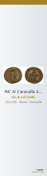 RIC IV Caracalla 554c — CANOA