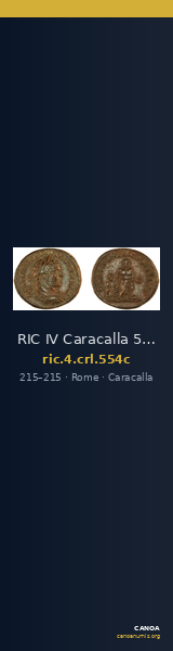 RIC IV Caracalla 554c — CANOA