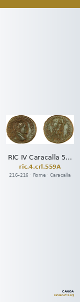RIC IV Caracalla 559A — CANOA