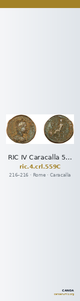 RIC IV Caracalla 559C — CANOA