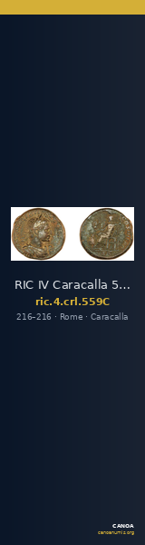 RIC IV Caracalla 559C — CANOA