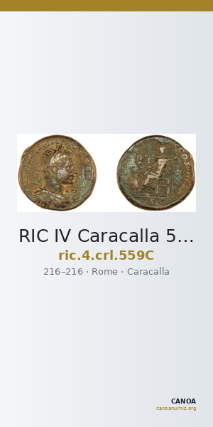 RIC IV Caracalla 559C — CANOA