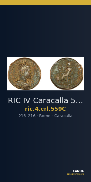 RIC IV Caracalla 559C — CANOA