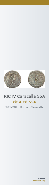 RIC IV Caracalla 55A — CANOA