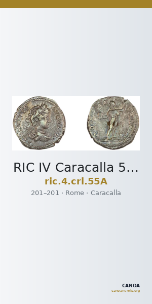 RIC IV Caracalla 55A — CANOA