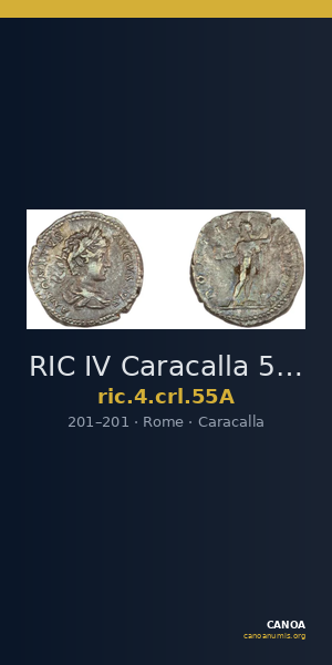 RIC IV Caracalla 55A — CANOA