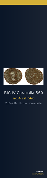 RIC IV Caracalla 560 — CANOA