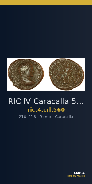 RIC IV Caracalla 560 — CANOA