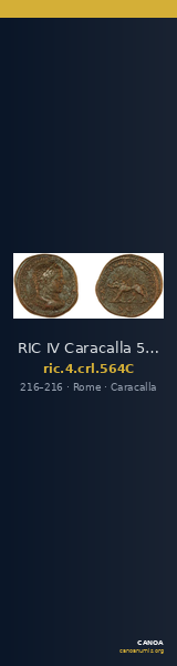 RIC IV Caracalla 564C — CANOA