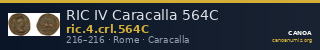 RIC IV Caracalla 564C — CANOA