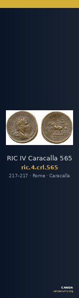 RIC IV Caracalla 565 — CANOA
