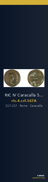 RIC IV Caracalla 567A — CANOA