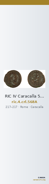 RIC IV Caracalla 568A — CANOA