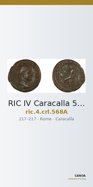 RIC IV Caracalla 568A — CANOA