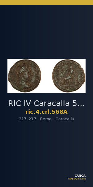 RIC IV Caracalla 568A — CANOA