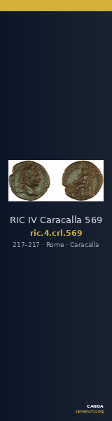 RIC IV Caracalla 569 — CANOA