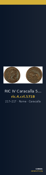 RIC IV Caracalla 571B — CANOA