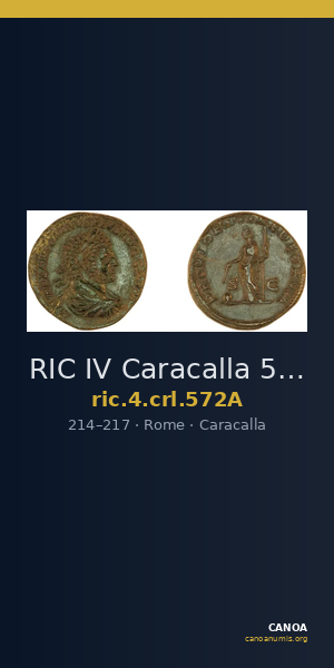 RIC IV Caracalla 572A — CANOA
