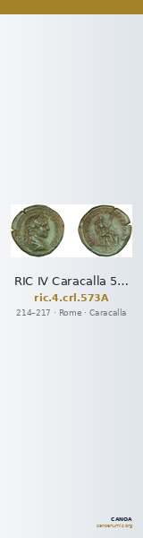 RIC IV Caracalla 573A — CANOA