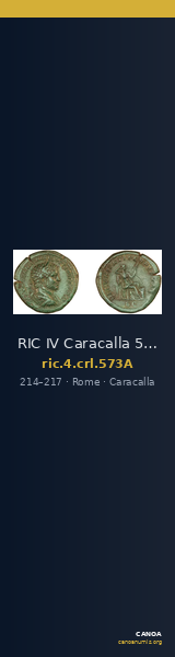 RIC IV Caracalla 573A — CANOA