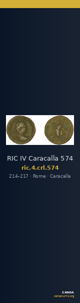 RIC IV Caracalla 574 — CANOA