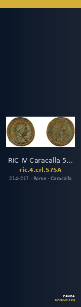 RIC IV Caracalla 575A — CANOA