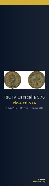 RIC IV Caracalla 576 — CANOA