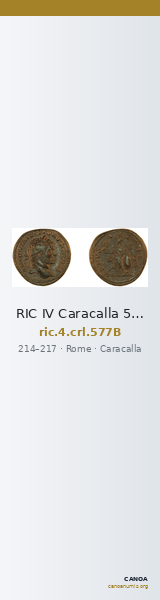 RIC IV Caracalla 577B — CANOA